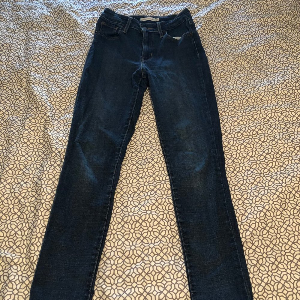 High Rise Levis Skinny Jeans
